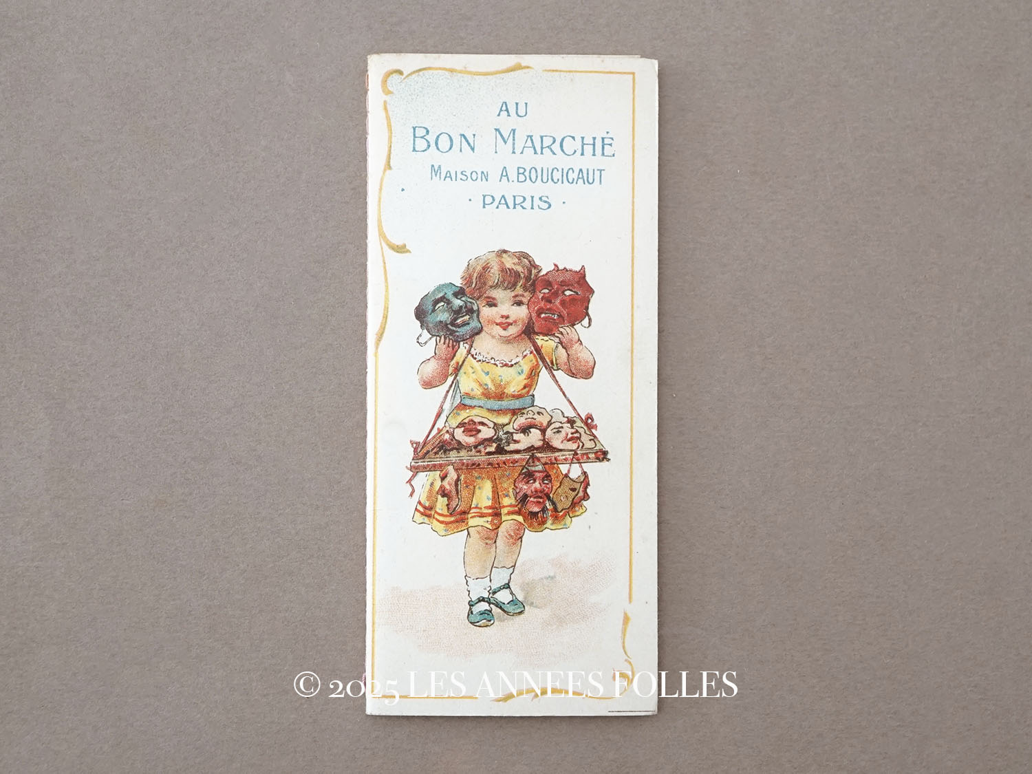 画像1: アンティーク 着せ替え クロモ - AU BON MARCHE - (1)