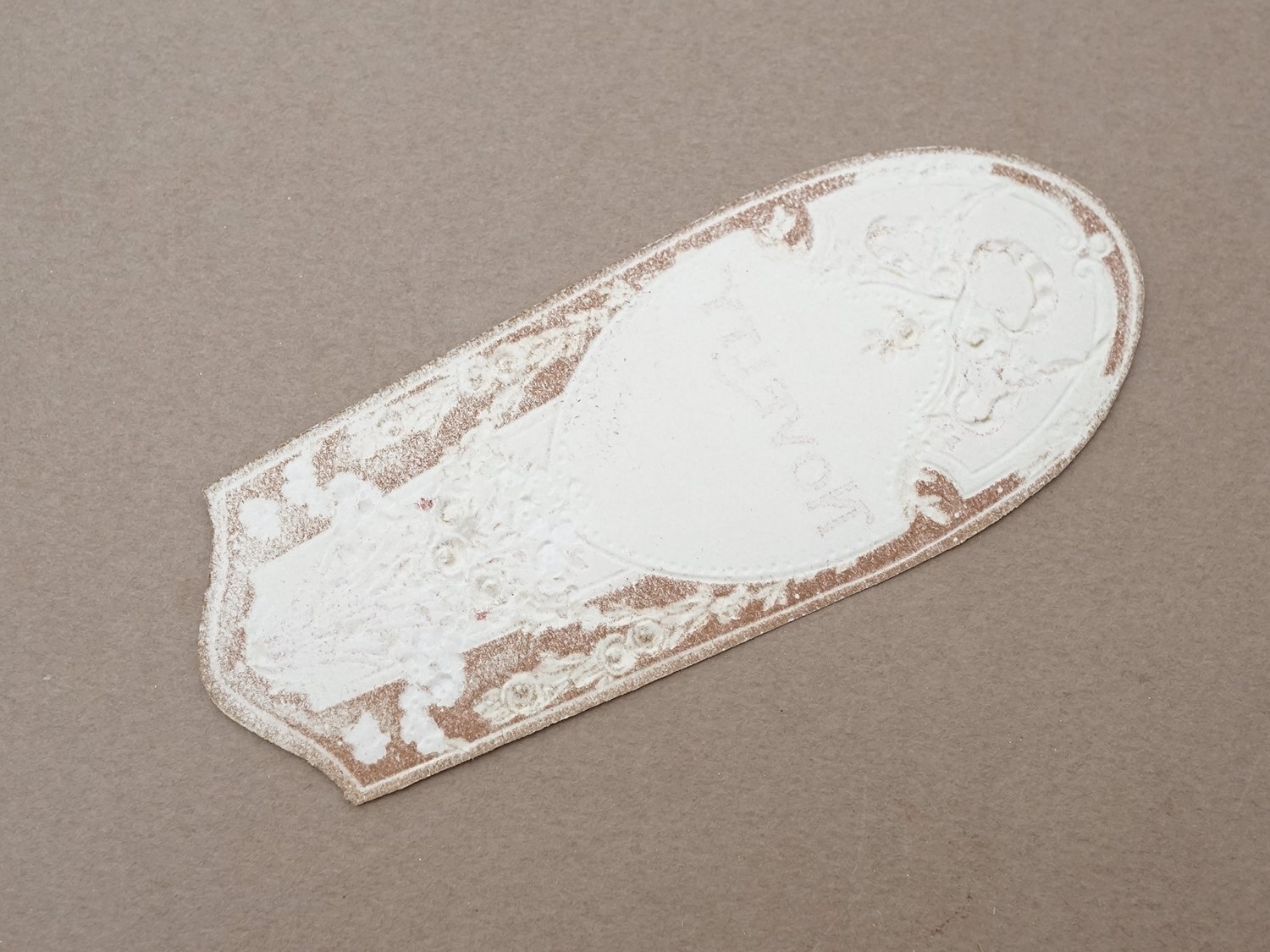 画像2: アンティーク パフュームラベル LOTION NOVELTY - LORENZY PALANCA PARIS - (2)