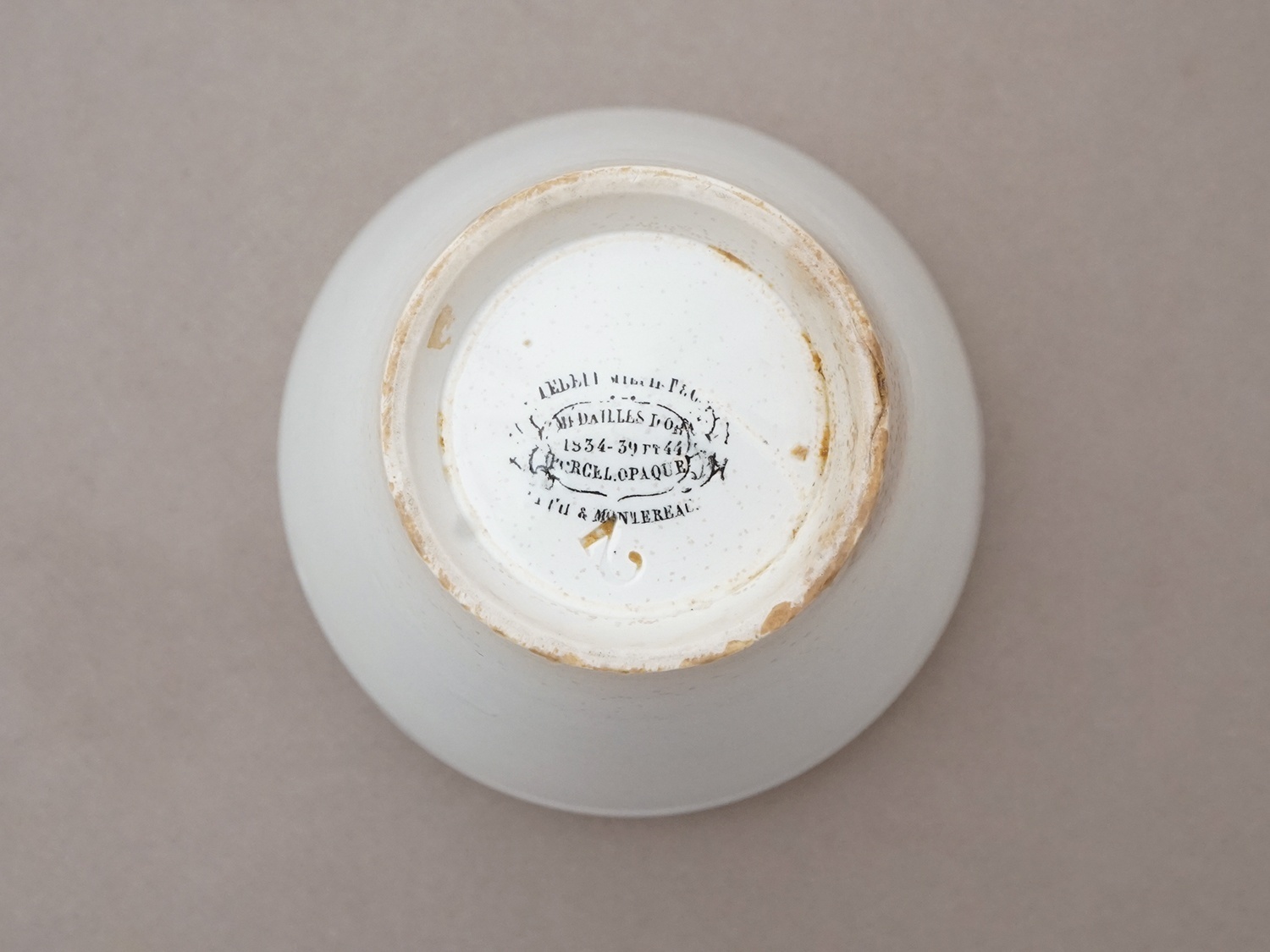 画像3: 1844~1867年 アンティーク ジャムポット クレイユモントロー  - CREIL ET MONTEREAU - (3)