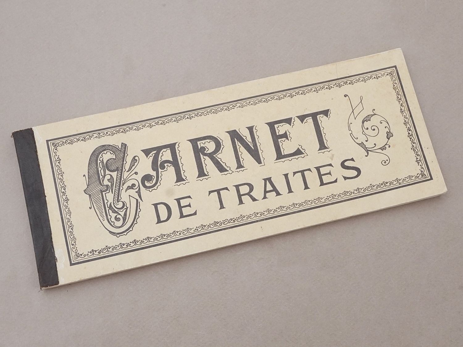 画像2: 1931年 アンティーク 為替手形帳 CARNET DE TRAITES  (2)