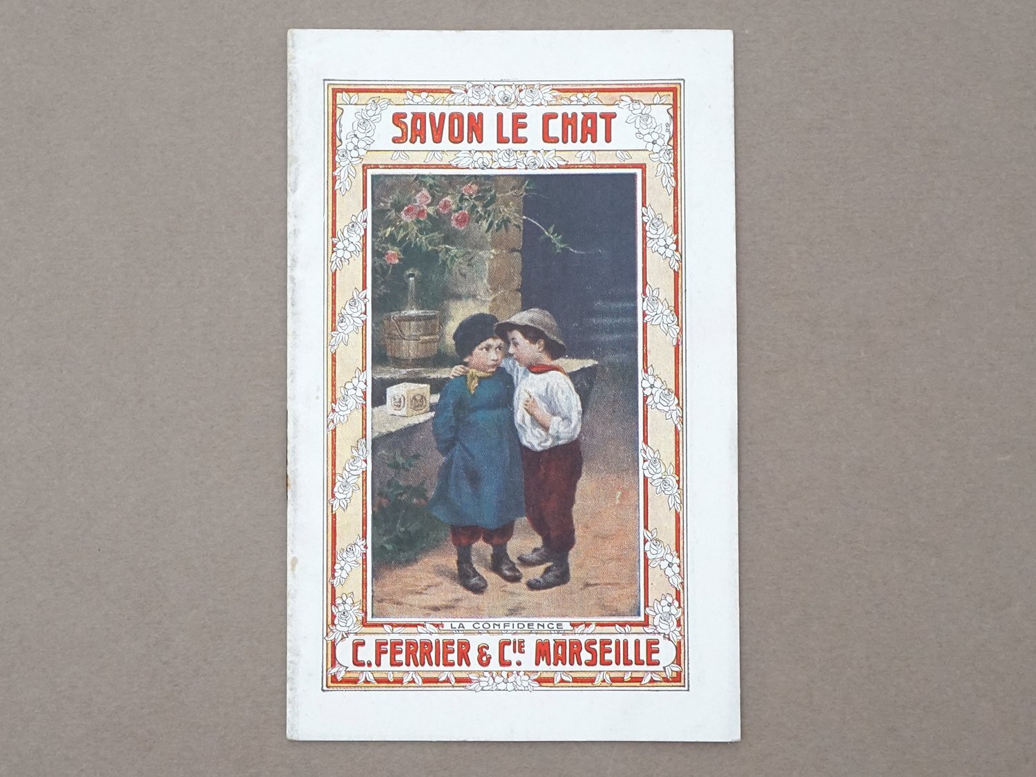 画像5: 1910年 アンティーク 猫のマークのサヴォネリー カレンダー付き手帳 SAVON LE CHAT - C.FERRIER&CIE.MARSEILLE - (5)