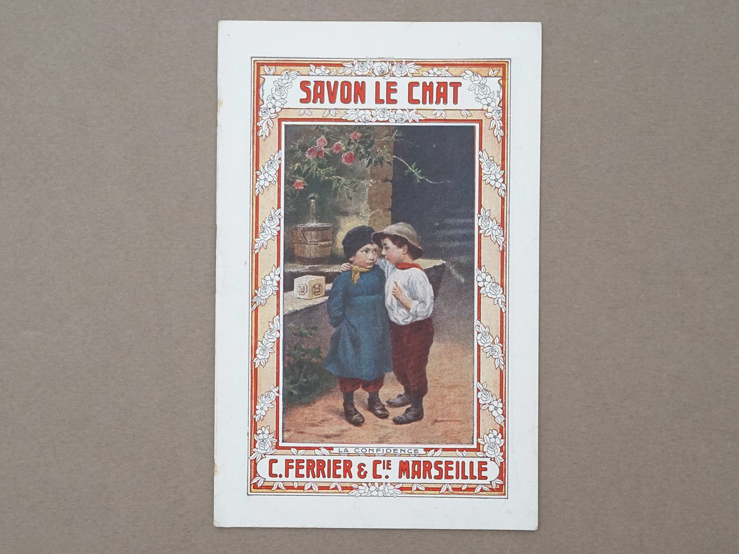 画像14: 1910年 アンティーク 猫のマークのサヴォネリー カレンダー付き手帳 SAVON LE CHAT - C.FERRIER&CIE.MARSEILLE - (14)