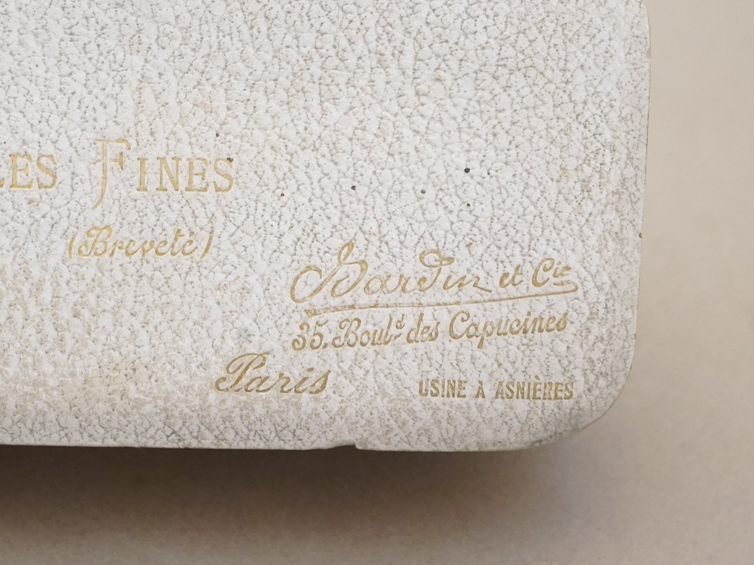 画像4: アンティーク パウダーボックス LA PERLES POUDRE DE PERLES FINES - BOURJOIS&CIE PARIS - (4)