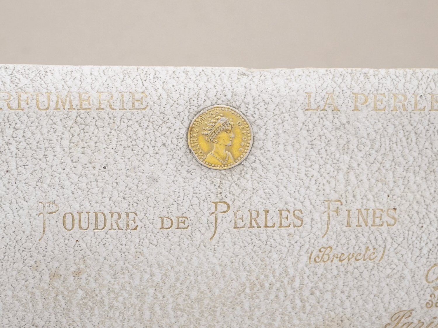 画像3: アンティーク パウダーボックス LA PERLES POUDRE DE PERLES FINES - BOURJOIS&CIE PARIS - (3)