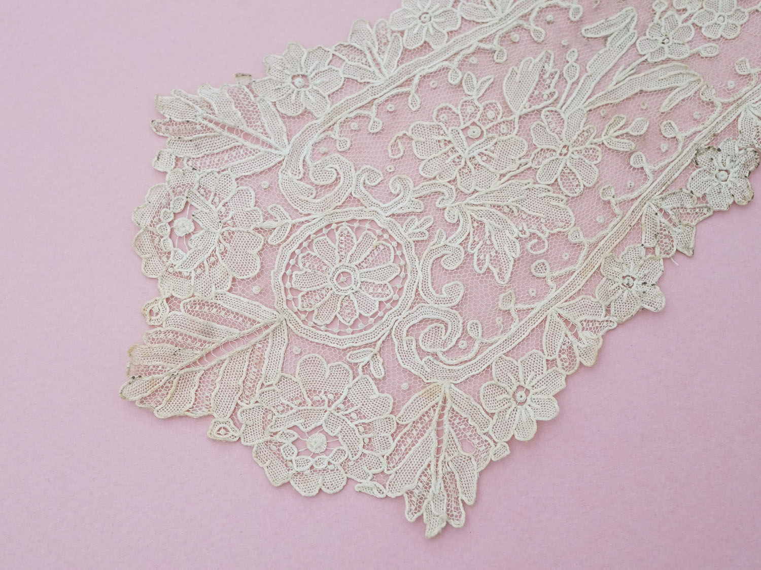 画像14: 19世紀 アンティーク ポワンドガーズのバルブ・ド・ボネ【ポワン・ド・ガーズ】 (14)