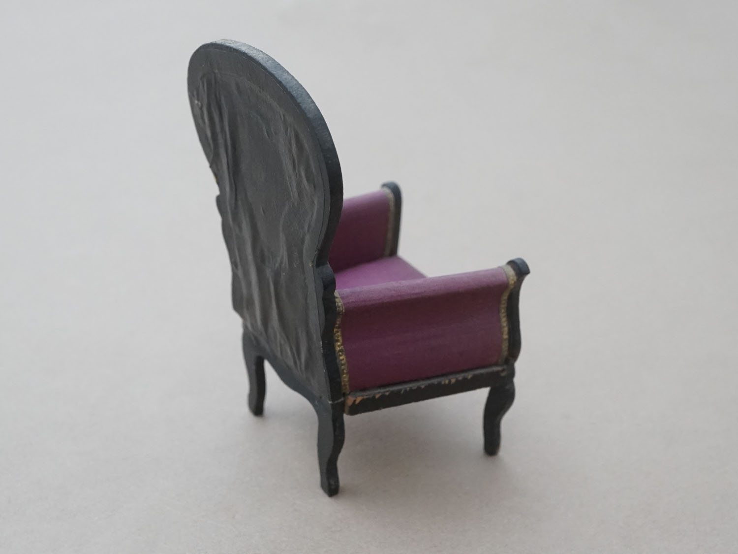 画像6: 19世紀 アンティーク ミニョネット用 チェア ドール用 家具  (6)