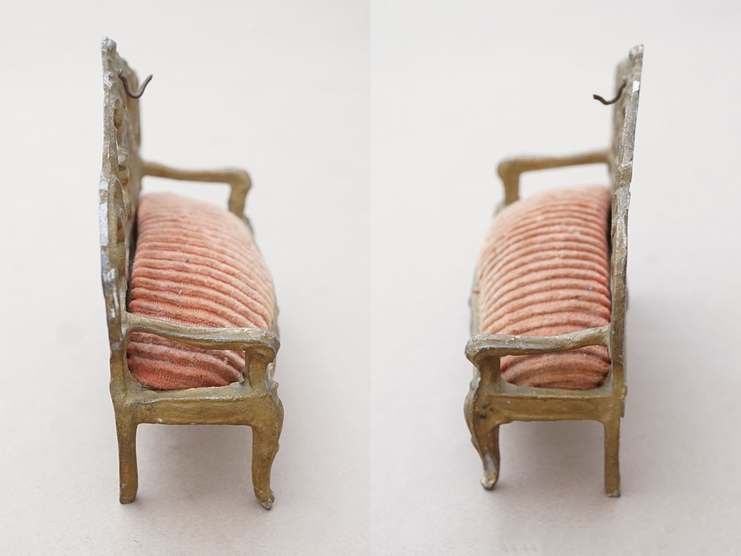 画像9: アンティーク ソファ型 ジュエリースタンド 懐中時計スタンド (9)