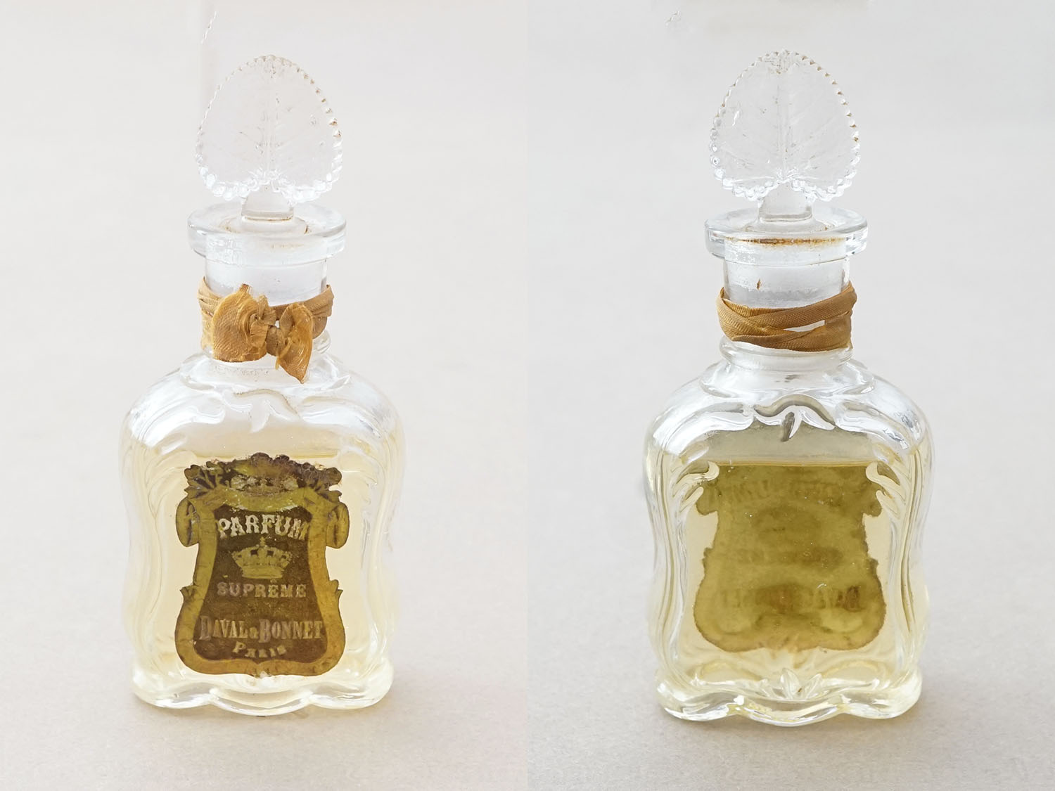 画像2: 1900年頃 アンティーク 王冠のパフュームボトル PARFUM SUPREME - DEVAL & BONNET PARIS - (2)