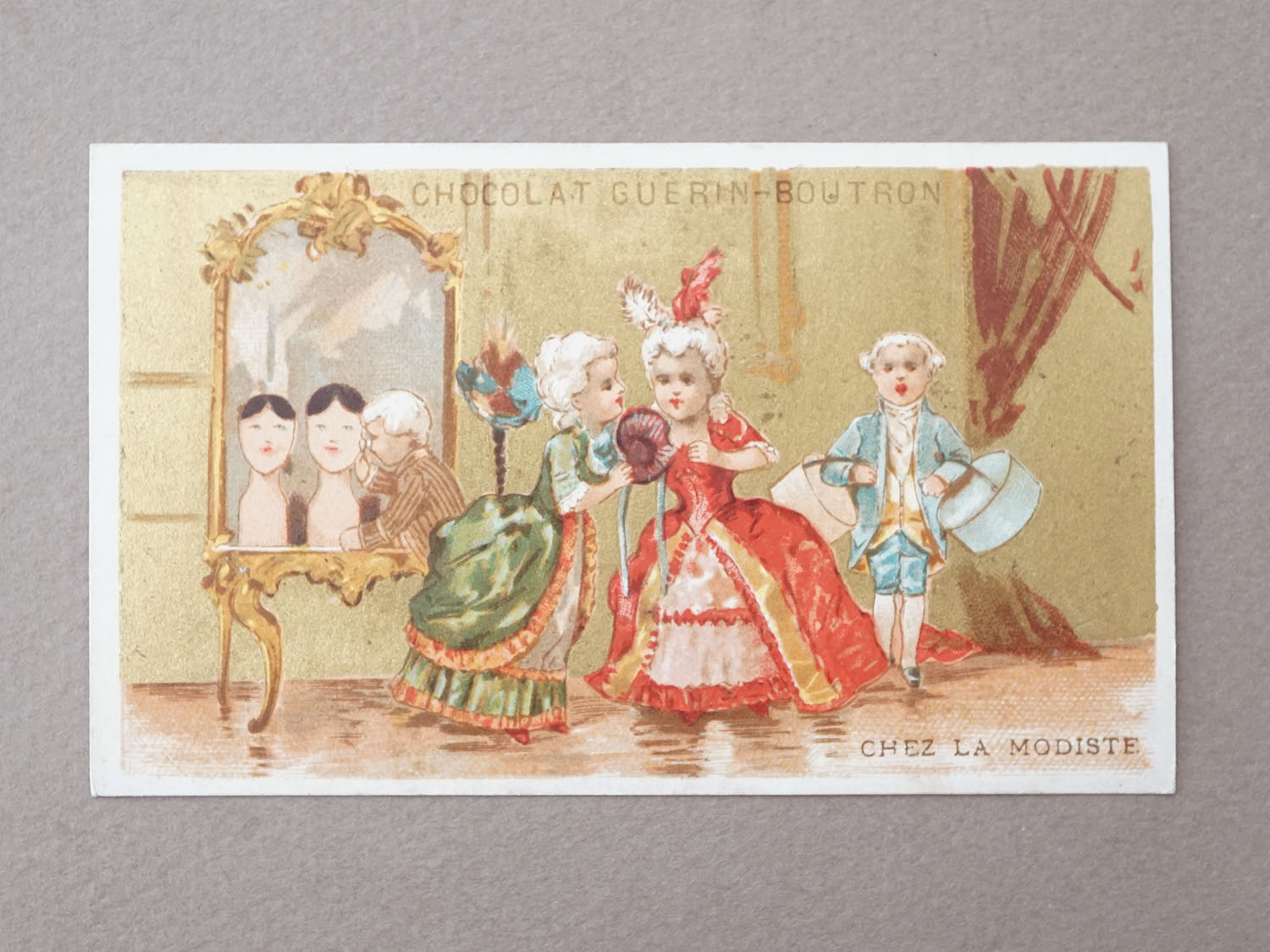 画像3: ＊蚤の市セット＊ アンティーク クロモ 同シリーズ 3点セット  (3)