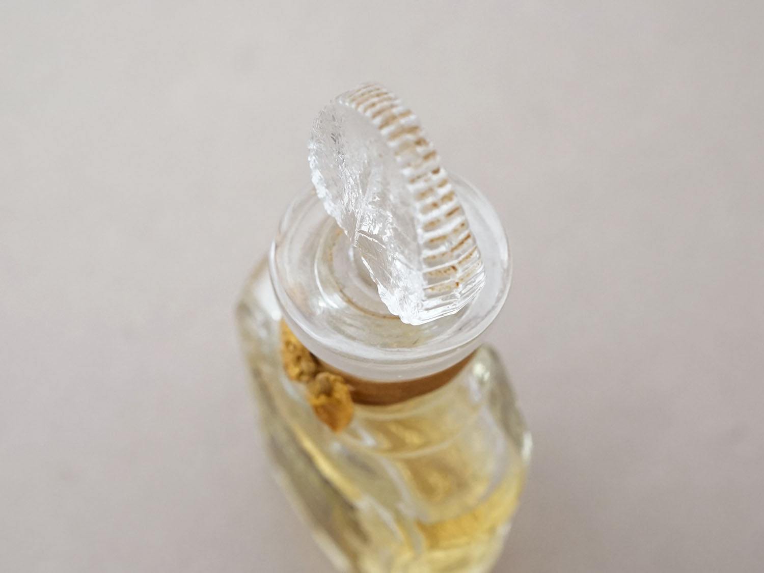 画像9: 1900年頃 アンティーク 王冠のパフュームボトル PARFUM SUPREME - DEVAL & BONNET PARIS - (9)