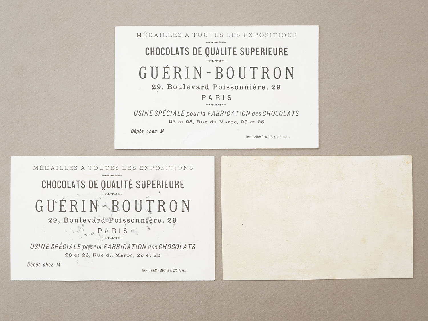 画像2: ＊蚤の市セット＊ アンティーク クロモ 同シリーズ 3点セット  (2)