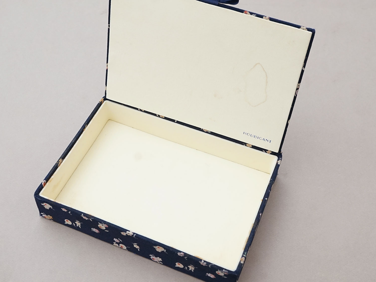 画像8: アンティーク パフュームボックス 花模様のカルトナージュボックス - HOUBIGANT PARIS - (8)