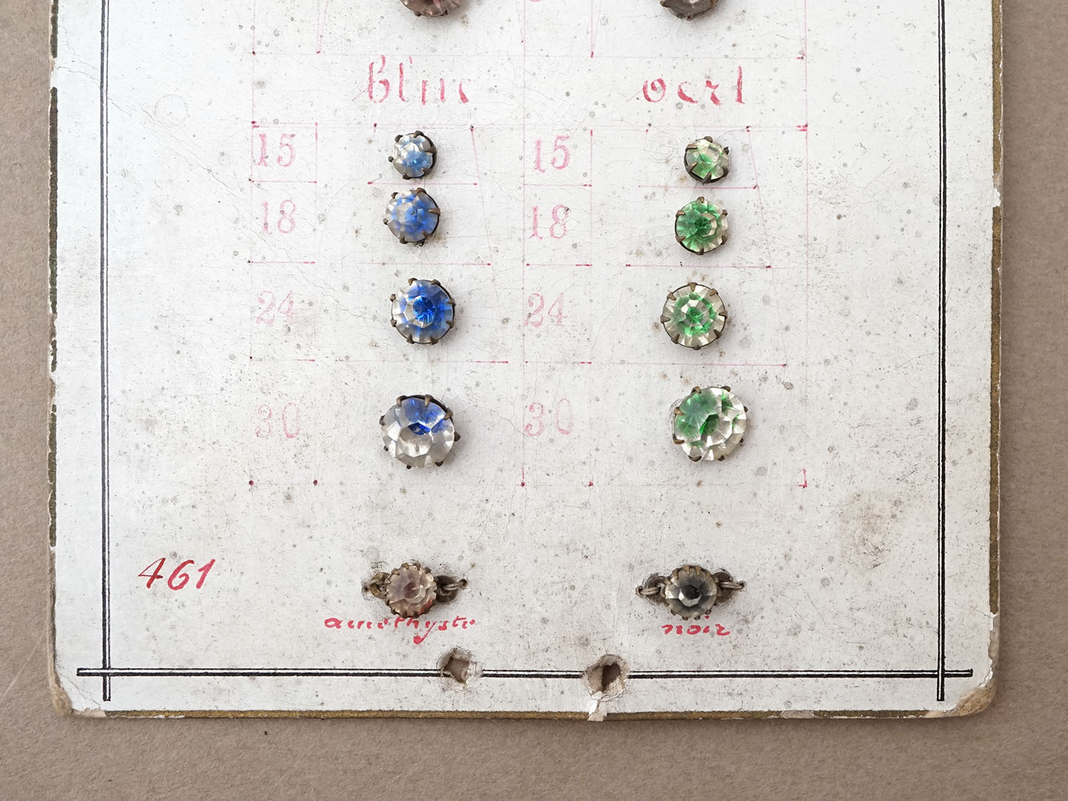 画像6: 19世紀末 アンティーク  サンプラー グラスストーン - AS & JHJS - (6)