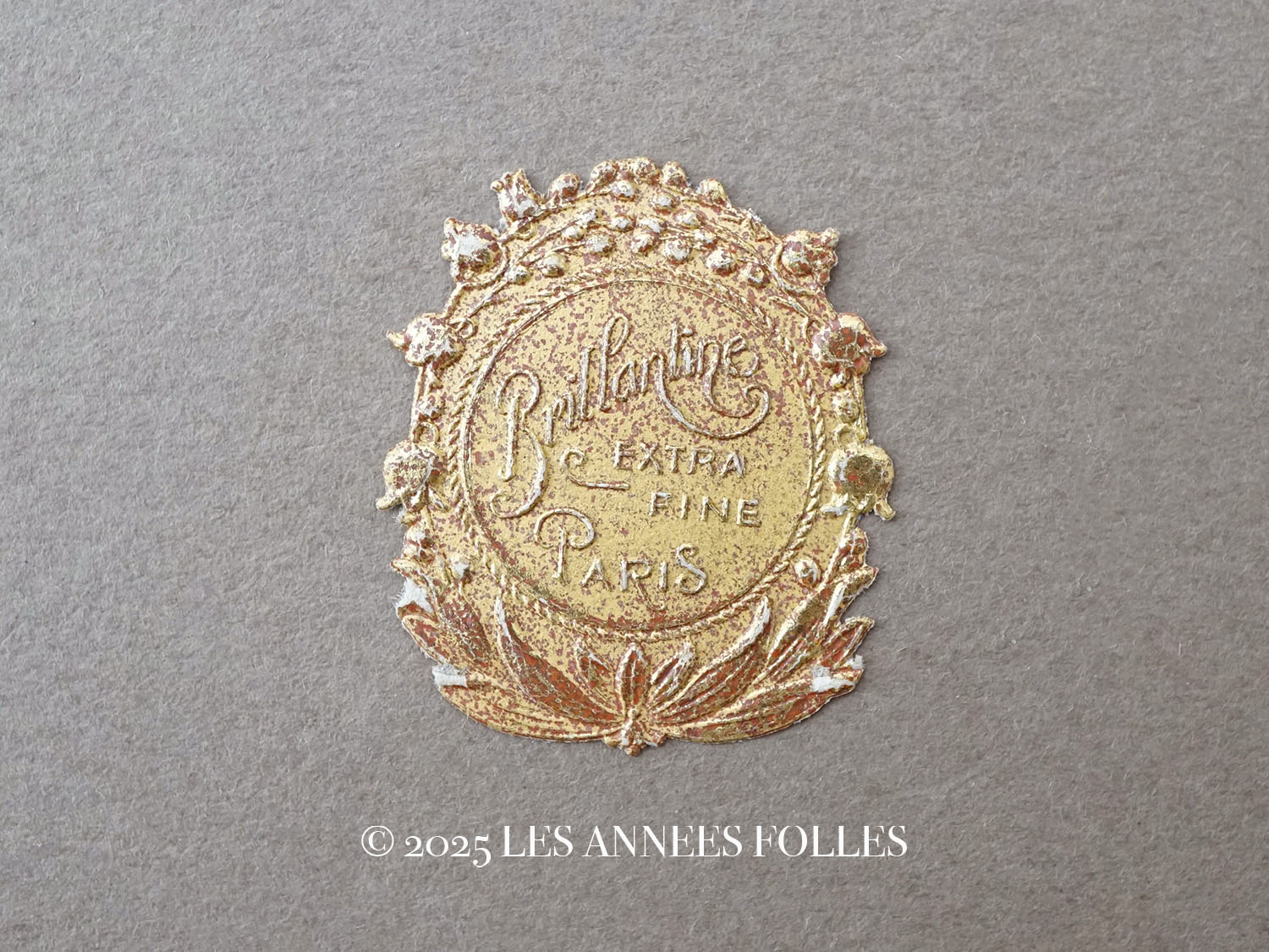 画像1: アンティーク パフュームラベル 鈴蘭 BRILLANTINE EXTRA FINE PARIS (1)