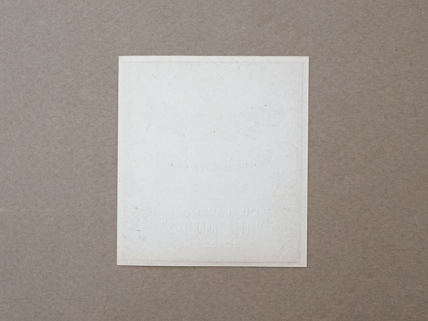 画像2: アンティーク パフュームラベル OIL LAVENDER ALPES FRANCAISE - CAMILLE ALBERT ET LALOUE - (2)