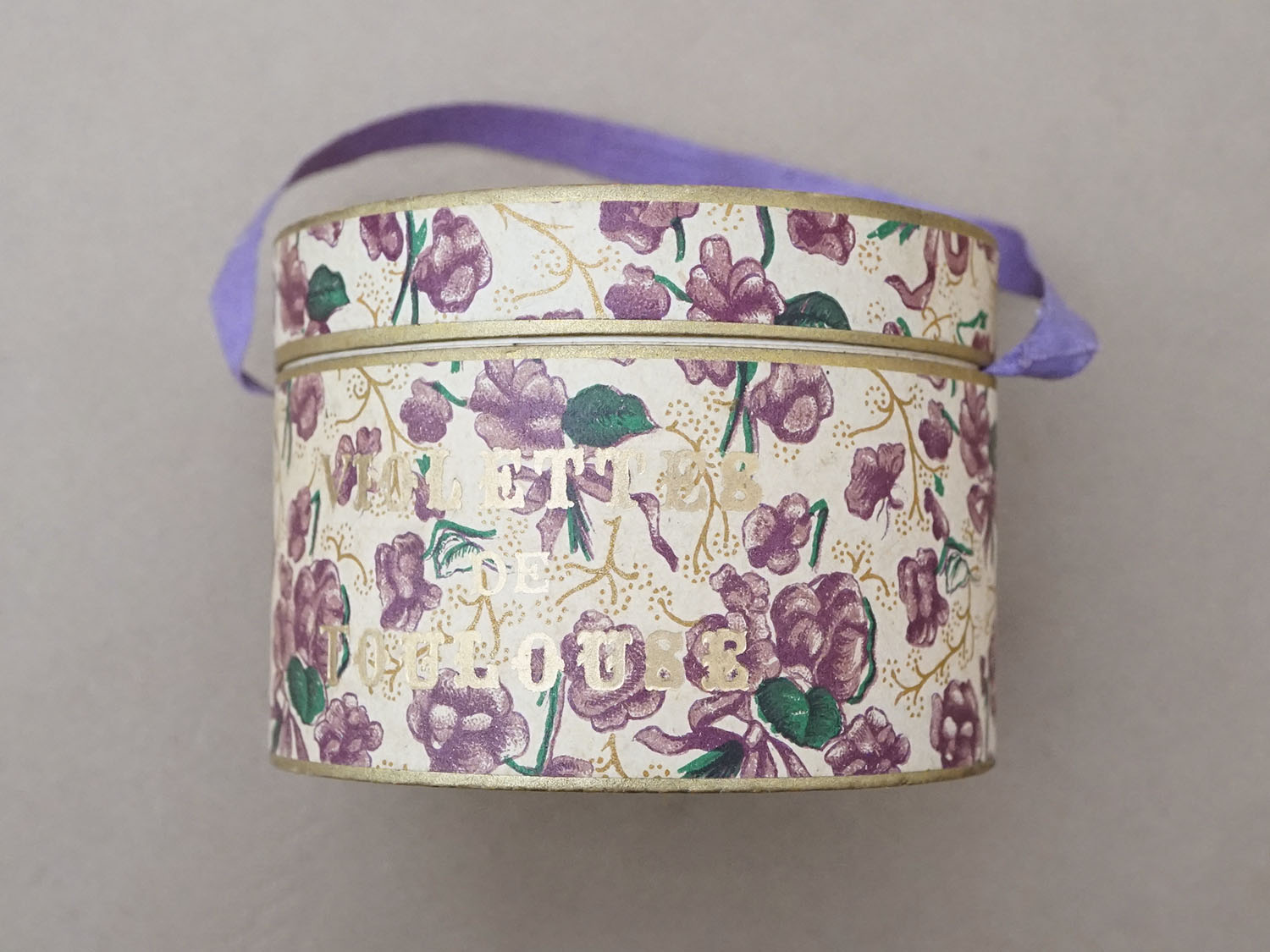 画像3: 【クリスマスセール2025対象外】アンティーク 菫の砂糖菓子の紙箱 SOUVENIR DE TOULOUSE (3)