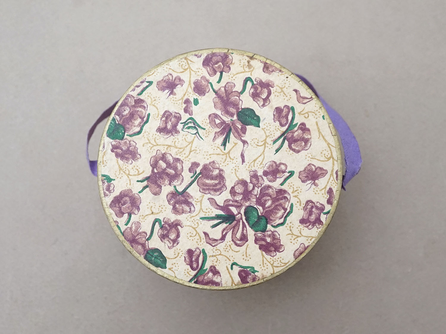 画像2: 【クリスマスセール2025対象外】アンティーク 菫の砂糖菓子の紙箱 SOUVENIR DE TOULOUSE (2)