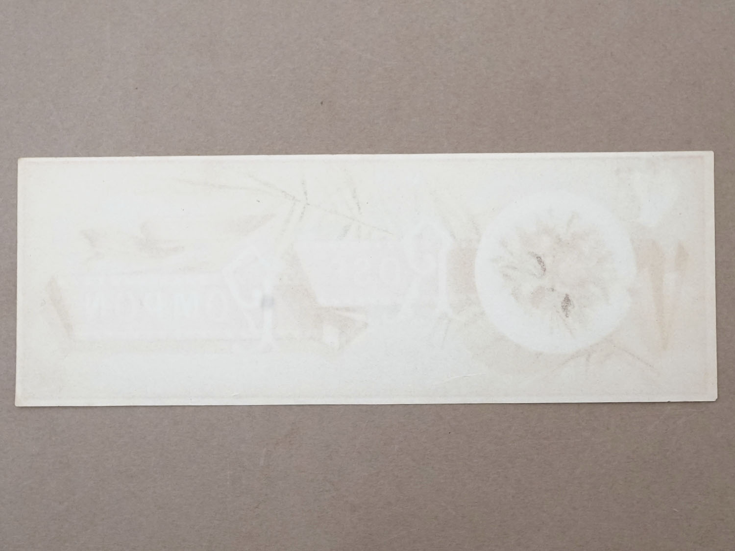 画像2: 【クリスマスセール2025対象外】アンティーク ソープラベル 薔薇 SAVON EXTRA FIN A LA ROSE POMPON PARIS  (2)