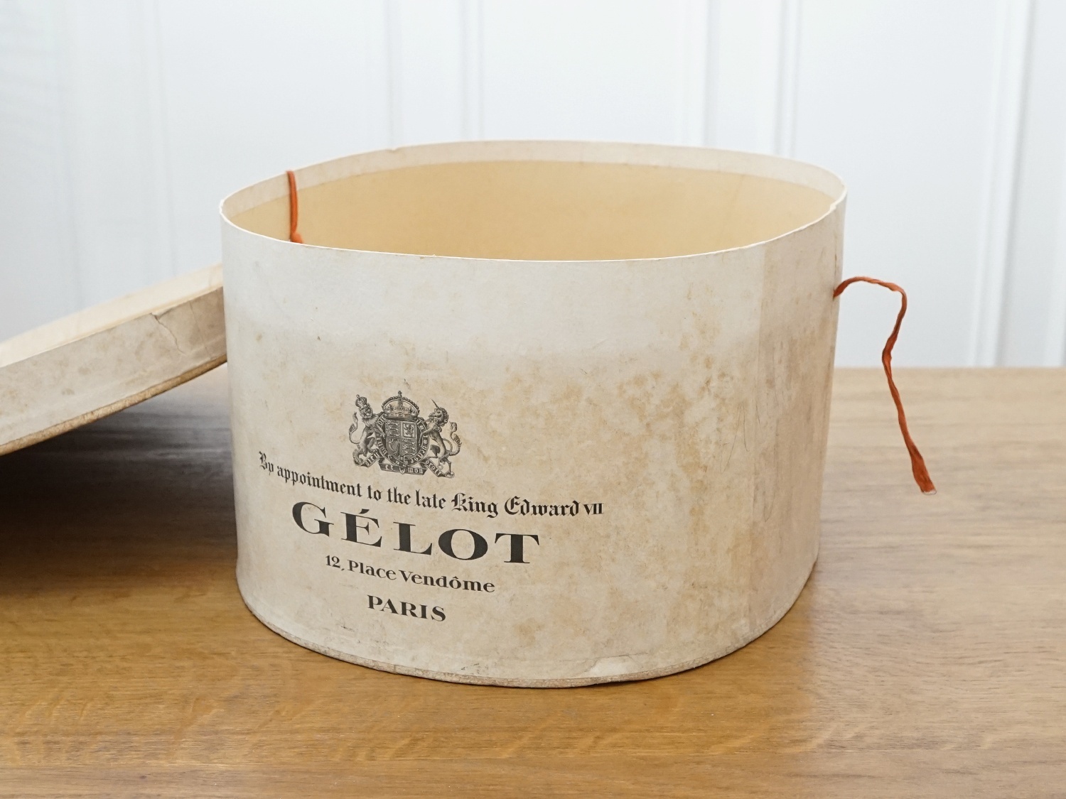 画像14: アンティーク ハットボックス - GELOT - (14)