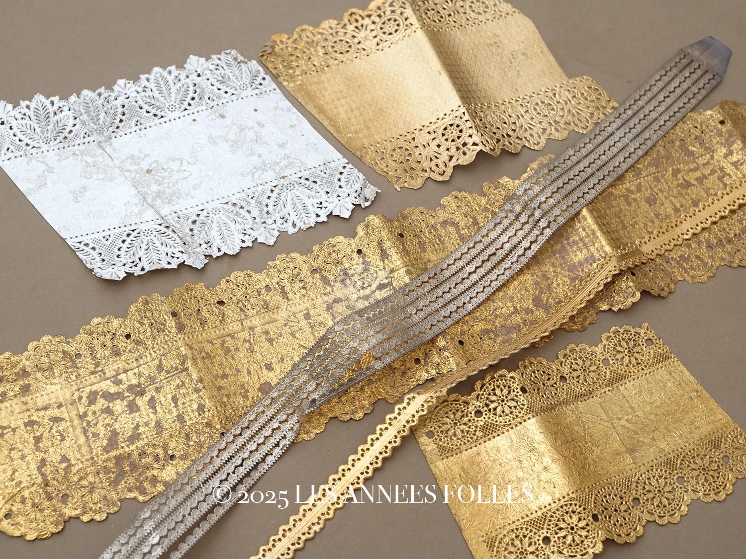 画像1: ＊蚤の市セット＊ アンティーク レースペーパーのセット (1)