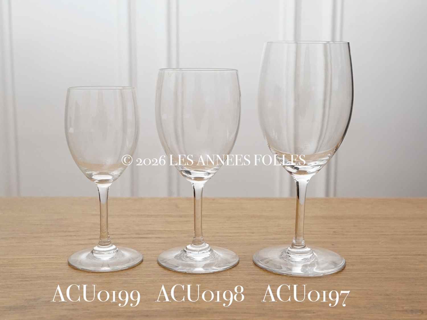 画像7: 1940年頃  準オールドバカラ オーブリオン 6点セット 刻印入り Φ : 4.6cm H : 12cm BACCARAT Haut-Brion (7)