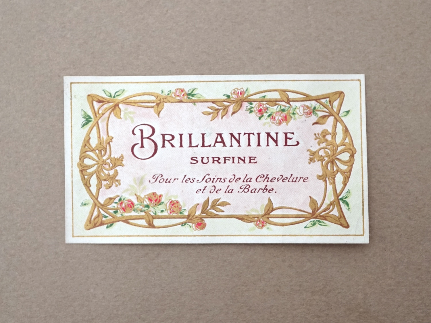 画像3: アンティーク パフュームラベル 2点セット  (3)