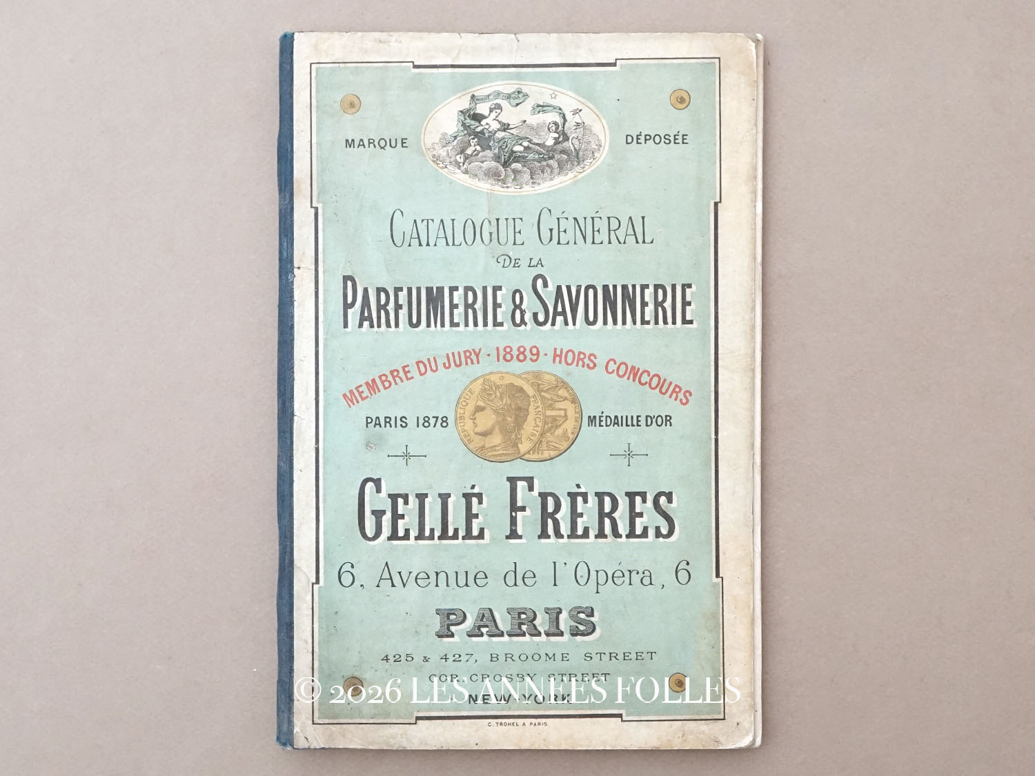 画像1: 1889年 アンティーク パフュームリーのカタログ - GELLE FRERES PARIS - (1)