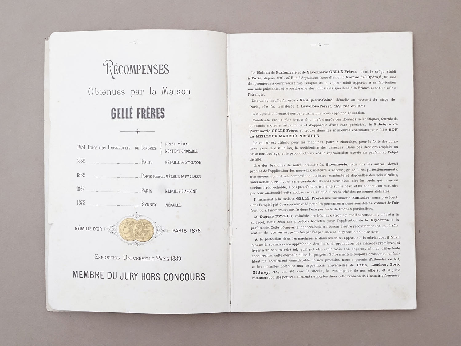 画像5: 1889年 アンティーク パフュームリーのカタログ - GELLE FRERES PARIS - (5)