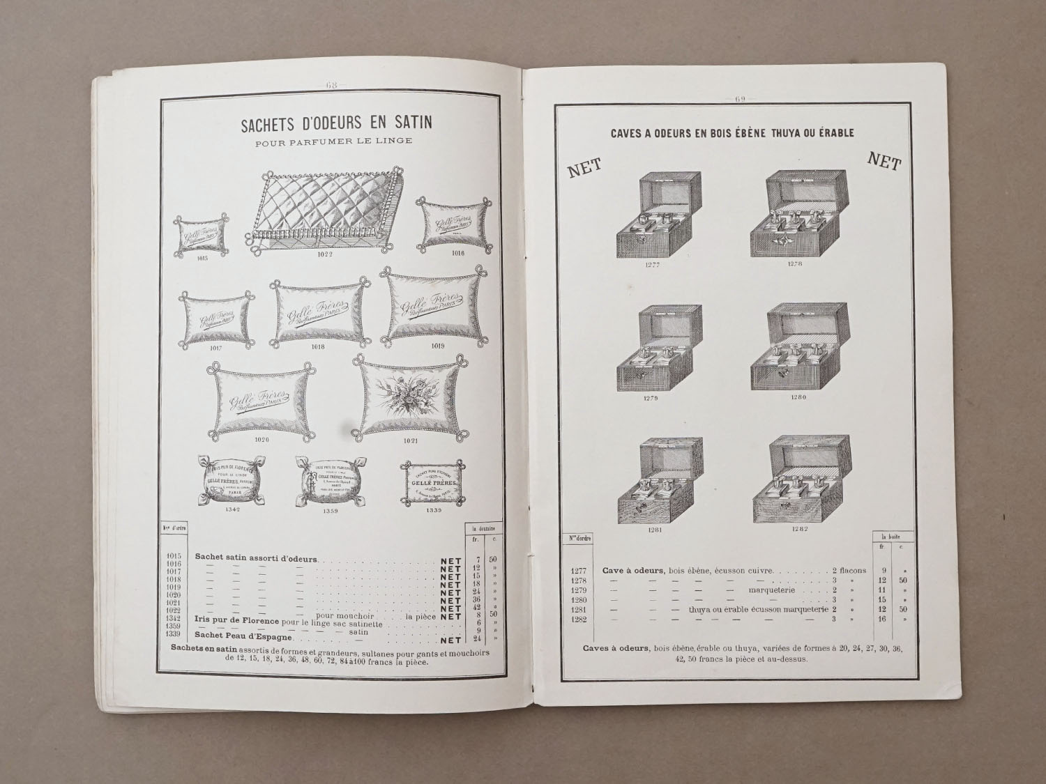 画像17: 1889年 アンティーク パフュームリーのカタログ - GELLE FRERES PARIS - (17)