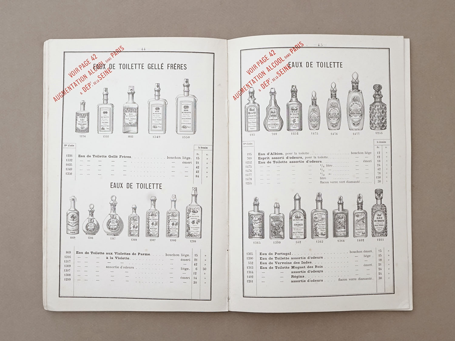 画像14: 1889年 アンティーク パフュームリーのカタログ - GELLE FRERES PARIS - (14)