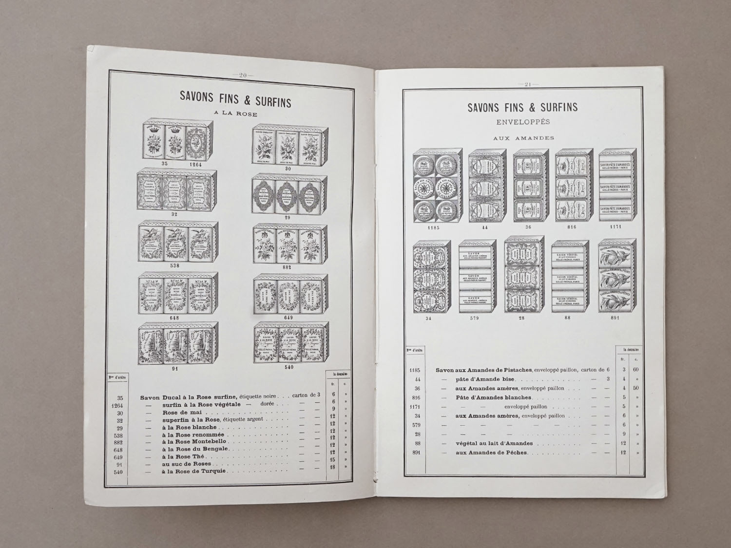 画像10: 1889年 アンティーク パフュームリーのカタログ - GELLE FRERES PARIS - (10)