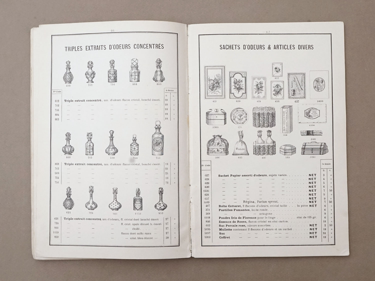 画像16: 1889年 アンティーク パフュームリーのカタログ - GELLE FRERES PARIS - (16)