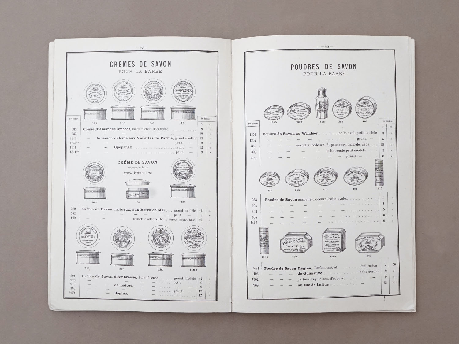 画像11: 1889年 アンティーク パフュームリーのカタログ - GELLE FRERES PARIS - (11)