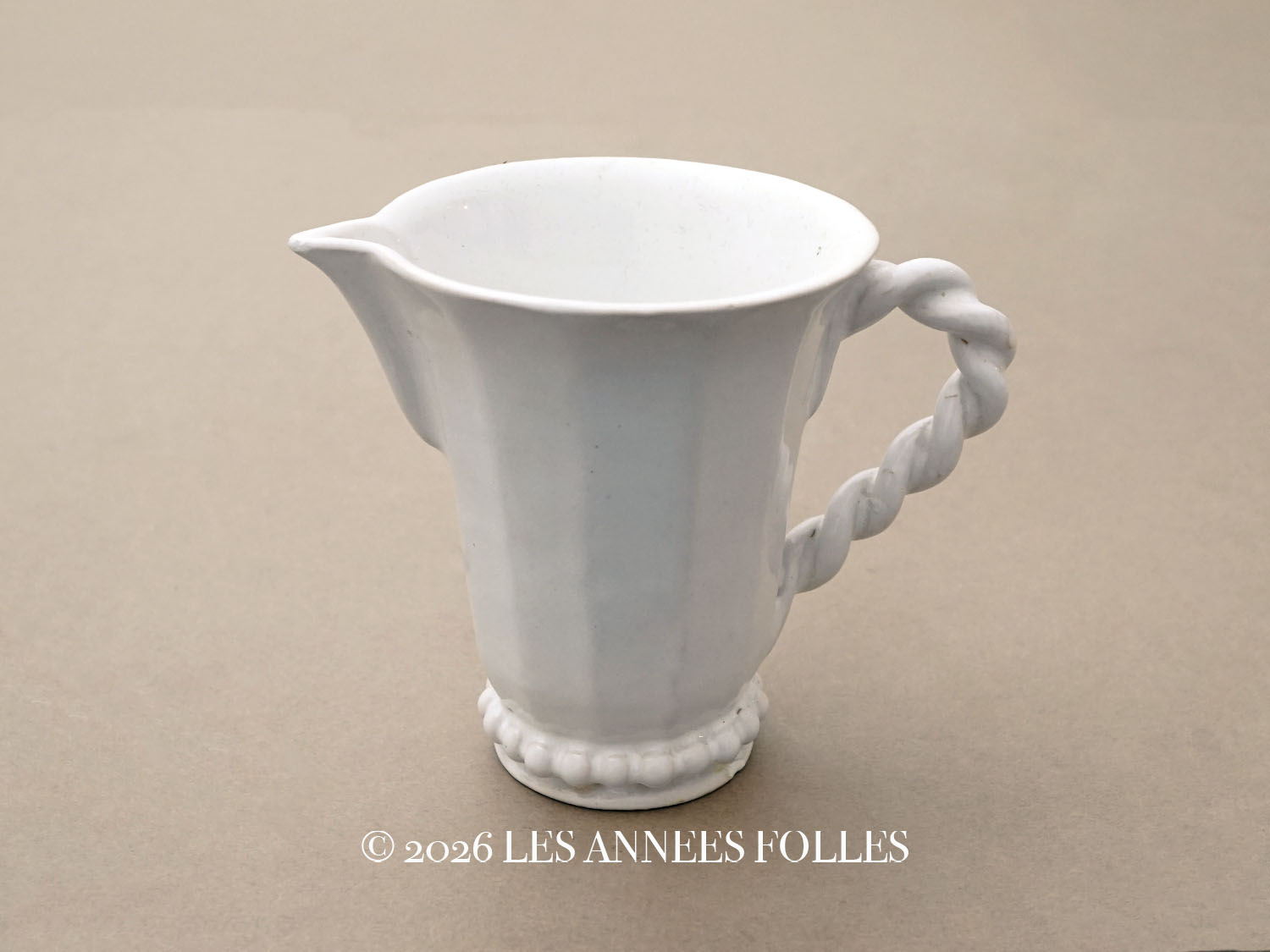 画像1: 1930〜1950年 エミール・テシエ EMILE TESSIER クリーマー ミルクポット パールリム (1)