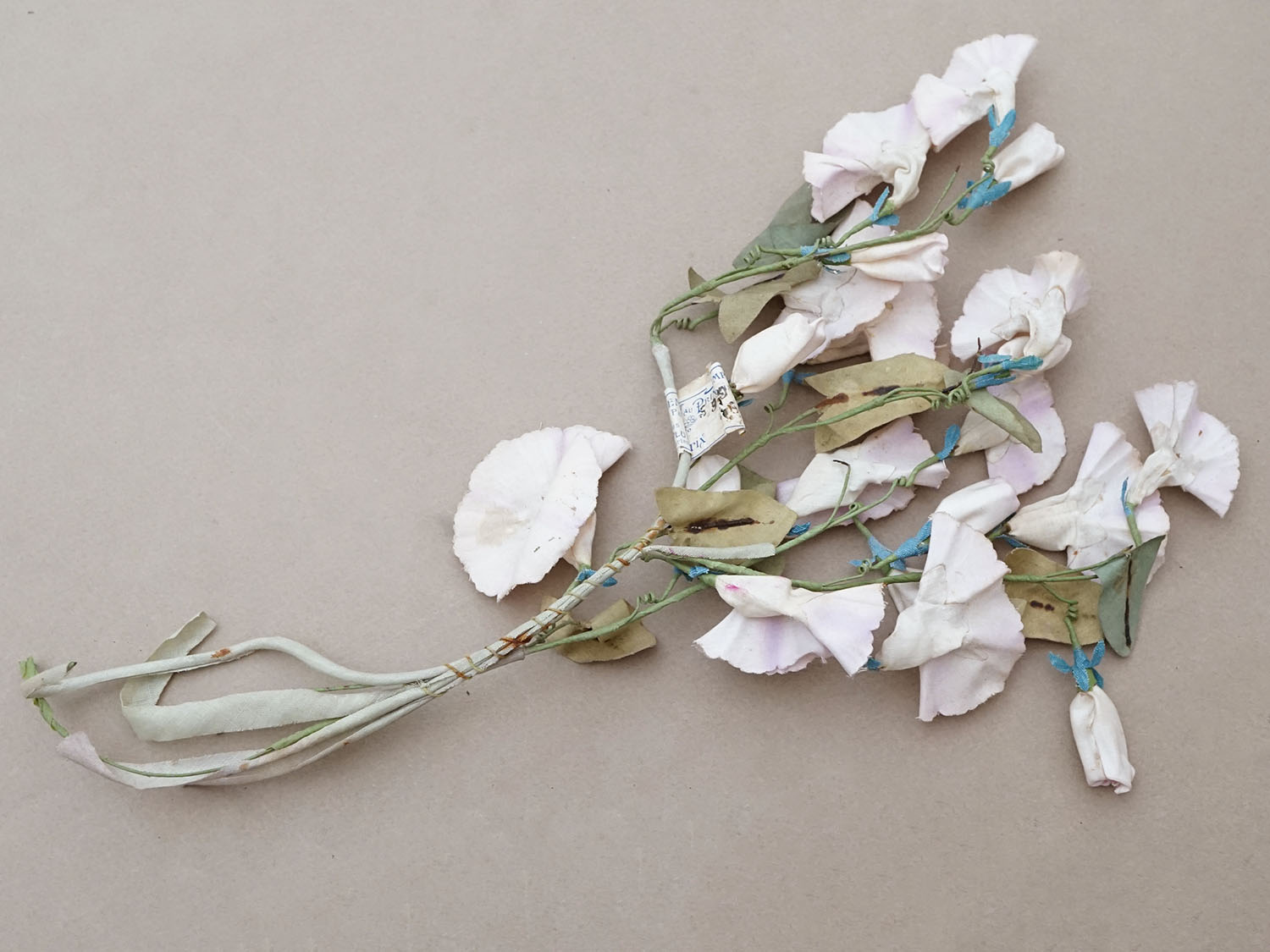 画像8: ＊蚤の市＊アンティーク 布花 昼顔 プランタン百貨店のラベル付 - AU PRINTEMPS - (8)