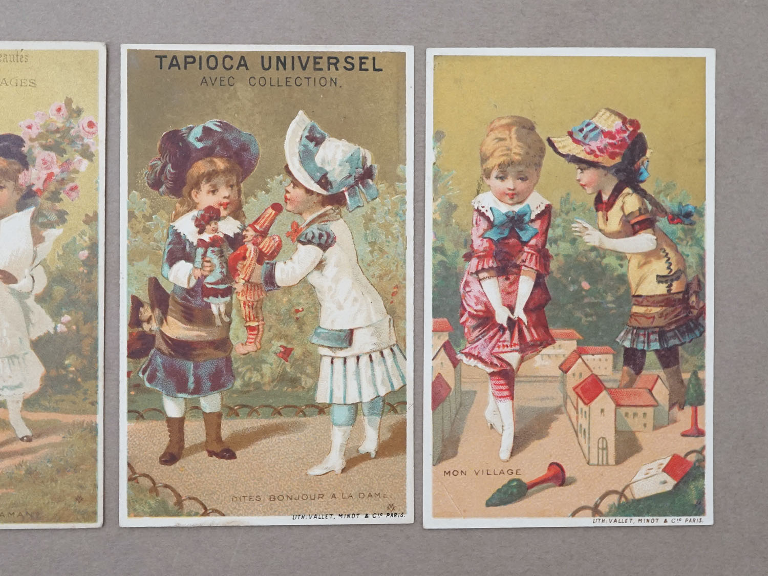 画像3: ＊蚤の市セット＊アンティーク クロモ 4点セット (3)