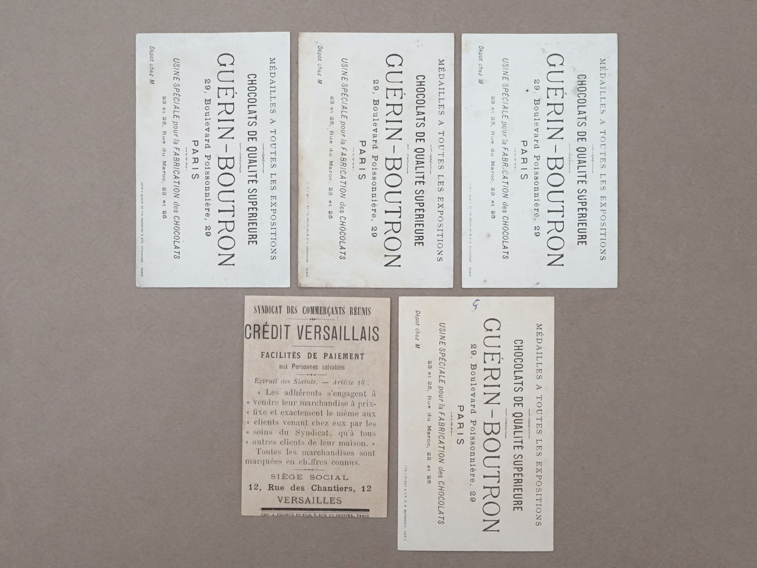 画像4: ＊蚤の市セット＊アンティーク クロモ 5点セット (4)