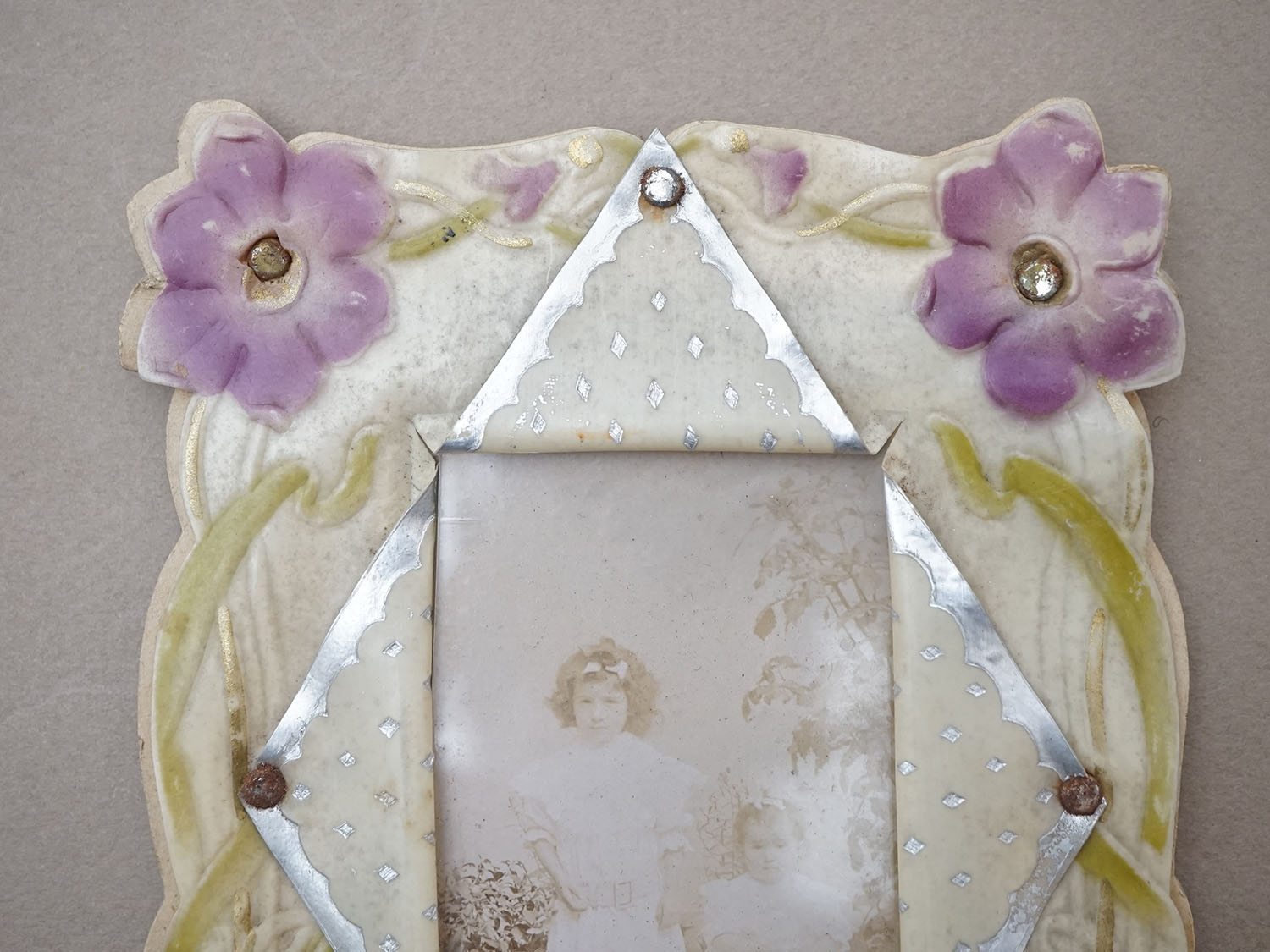 画像2: ＊蚤の市＊ セルロイドのフォトフレーム  (2)