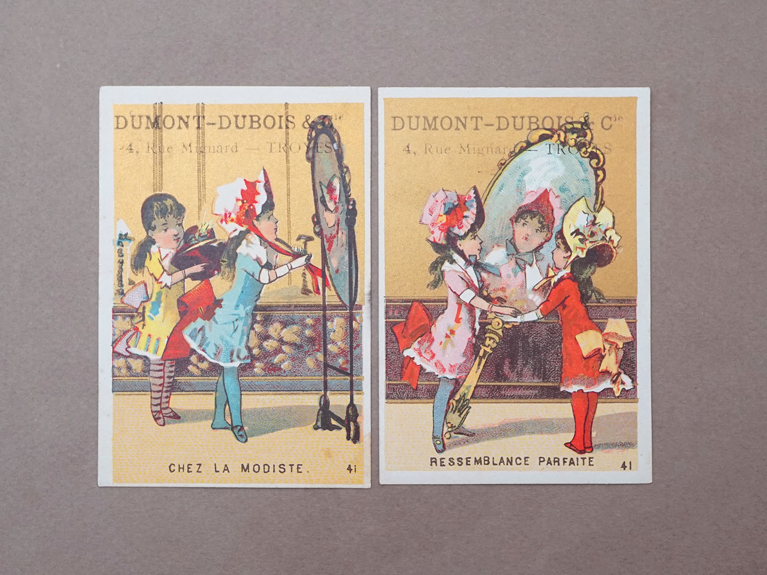 画像3: ＊蚤の市セット＊アンティーク クロモ 4点セット (3)