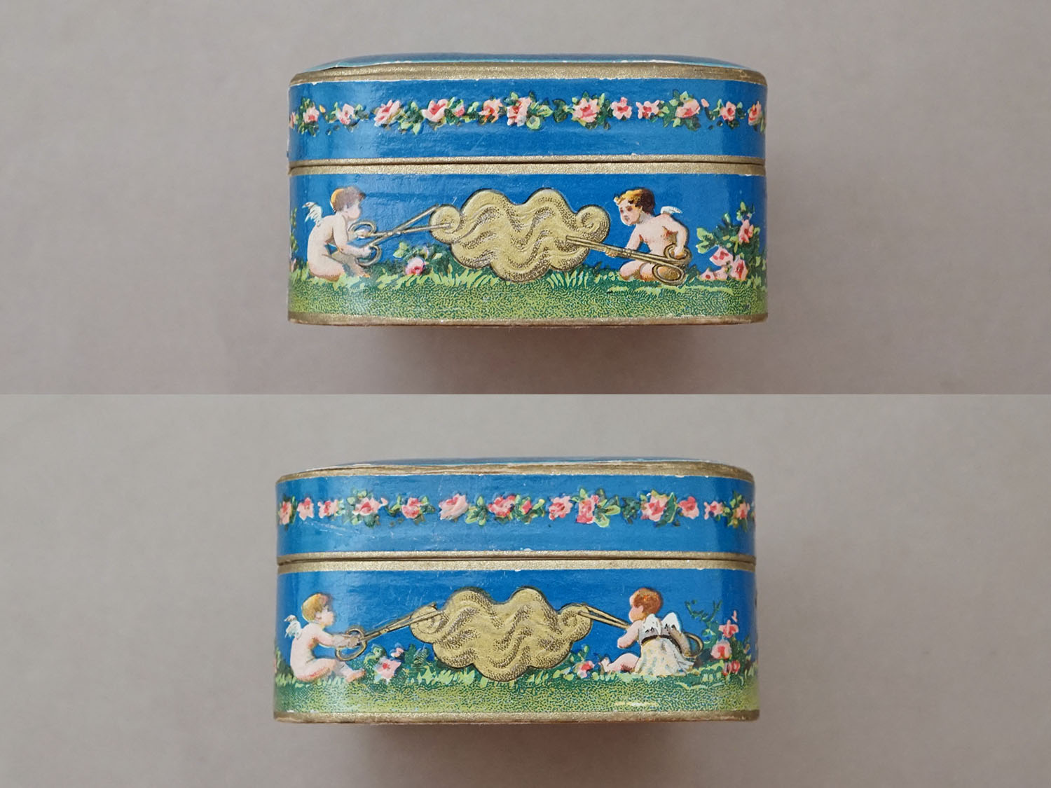 画像4: アンティーク 『ショコラ・フランソワ・ マルキ』のお菓子箱  LES FRISONS DE F.MARQUIS - CHOCOLAT FRANCOIS MARQUIS PARIS - (4)