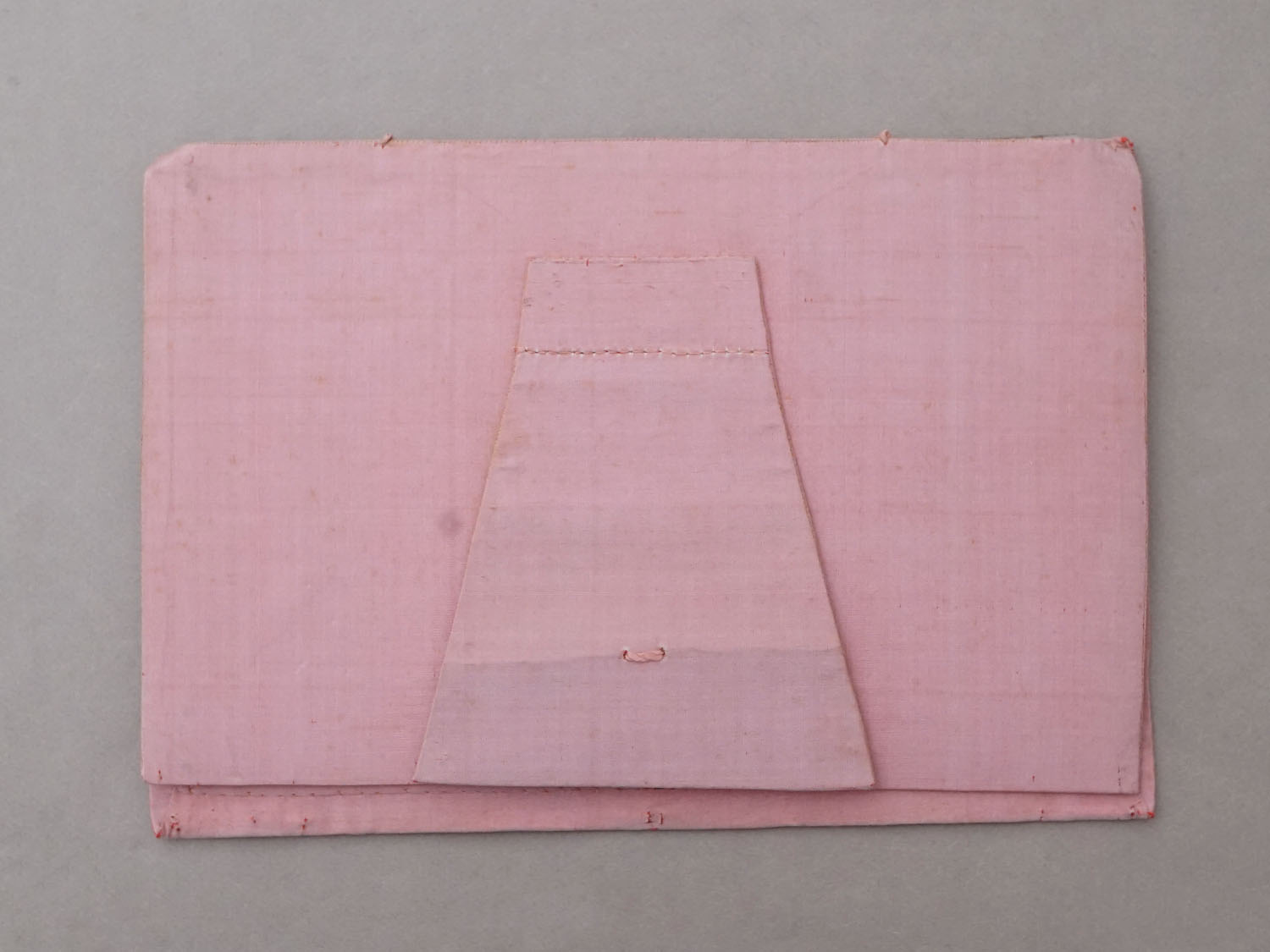 画像7: ＊蚤の市＊アンティーク フォトフレーム シルク製 ピンク (7)