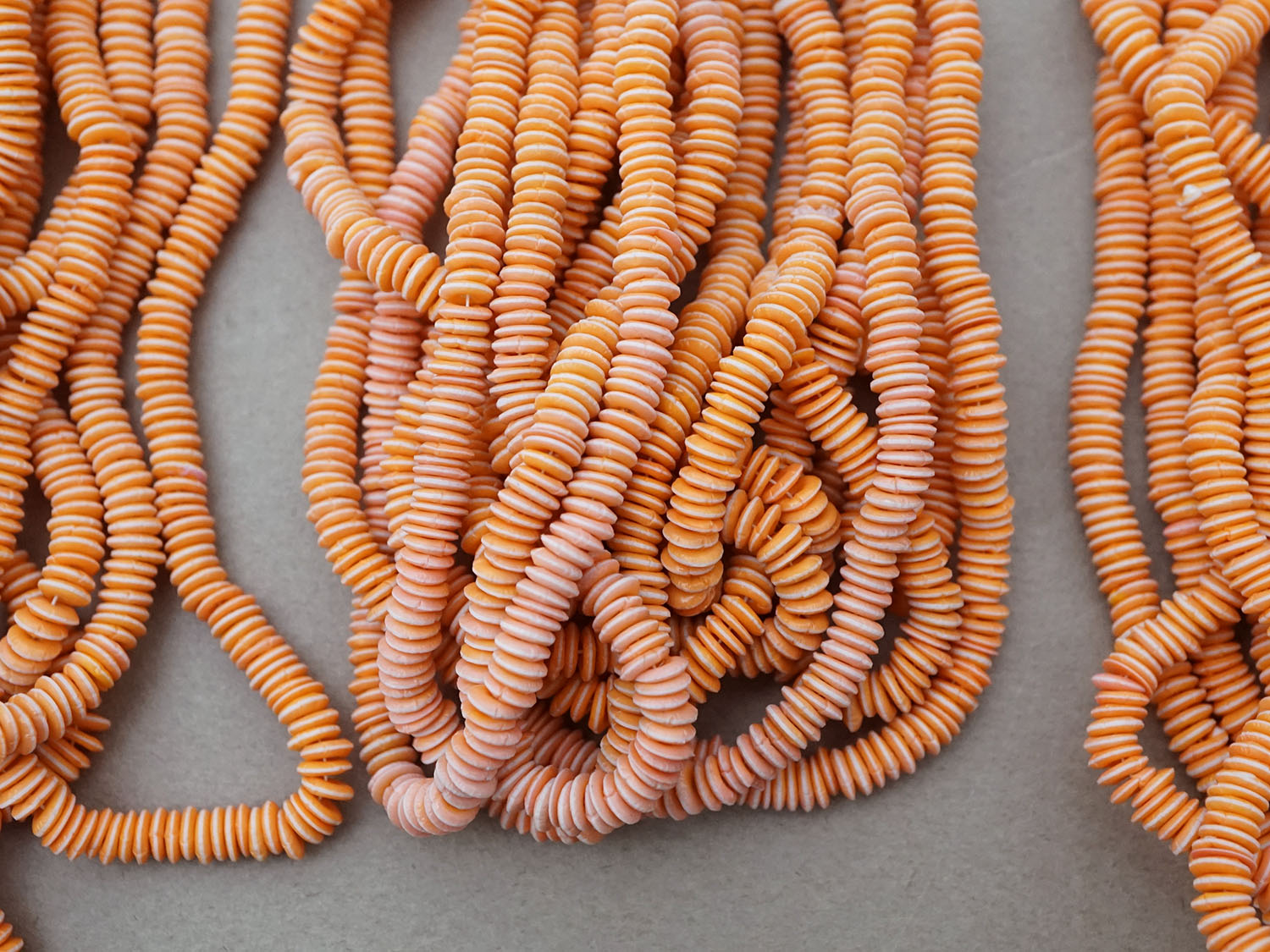 画像2: ＊蚤の市セット＊アンティーク  スフレスパンコール オレンジ 4束のセット (2)