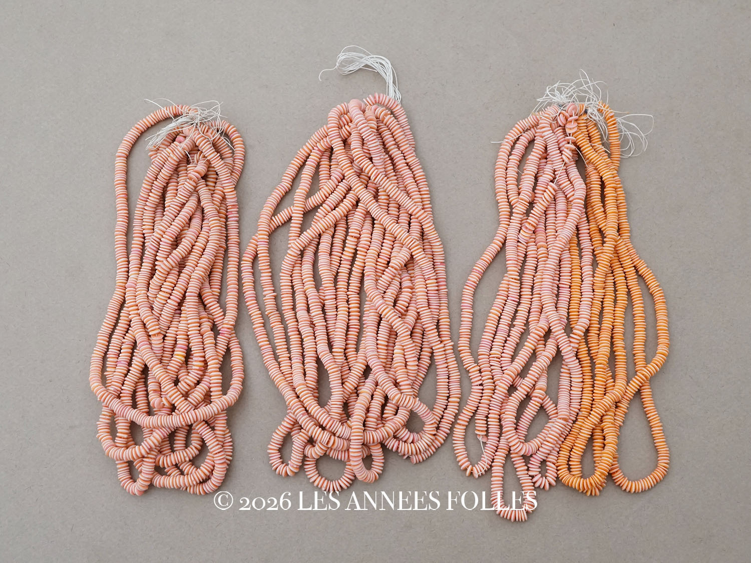 画像1: ＊蚤の市セット＊アンティーク  スフレスパンコール サーモンピンク (1)