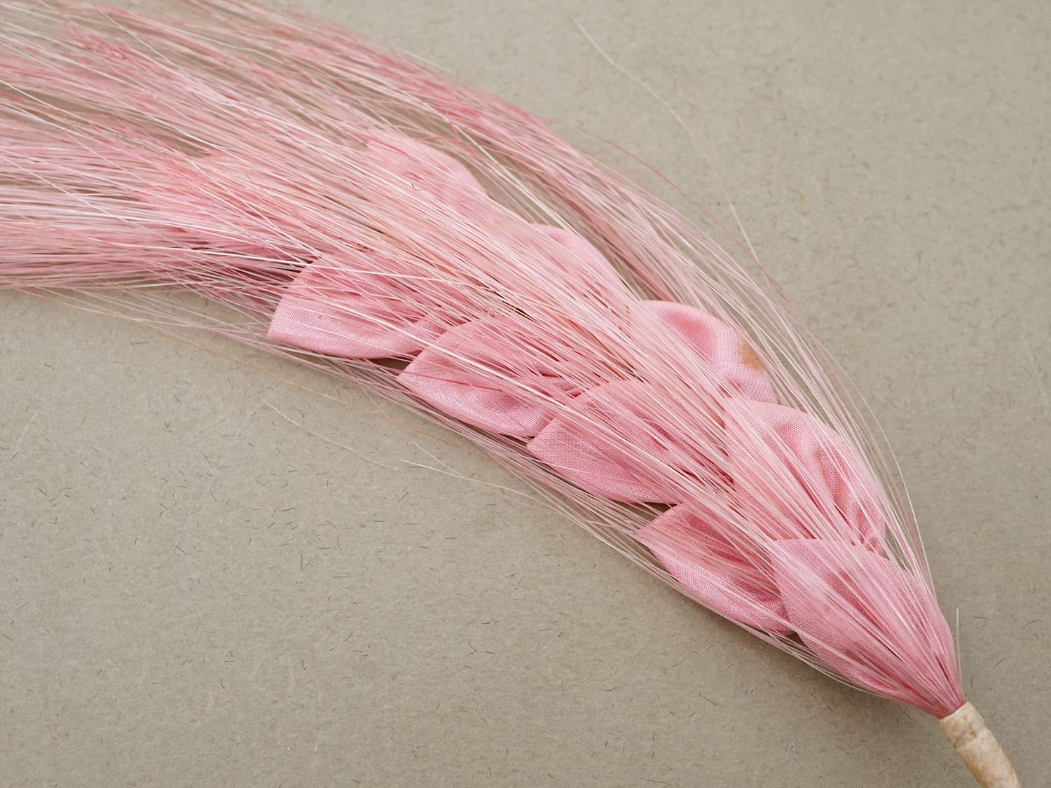 画像3: ＊蚤の市＊アンティーク  帽子用 フェザー ピンク 2点セット (3)