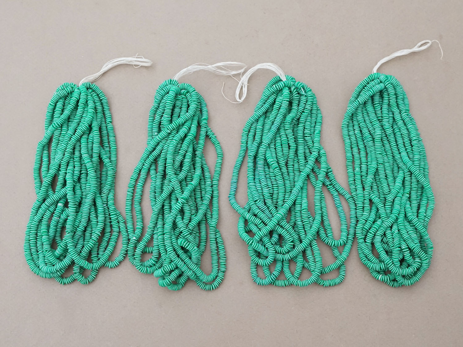 画像2: ＊蚤の市セット＊アンティーク  スフレスパンコール ビリジアングリーン 4束のセット (2)