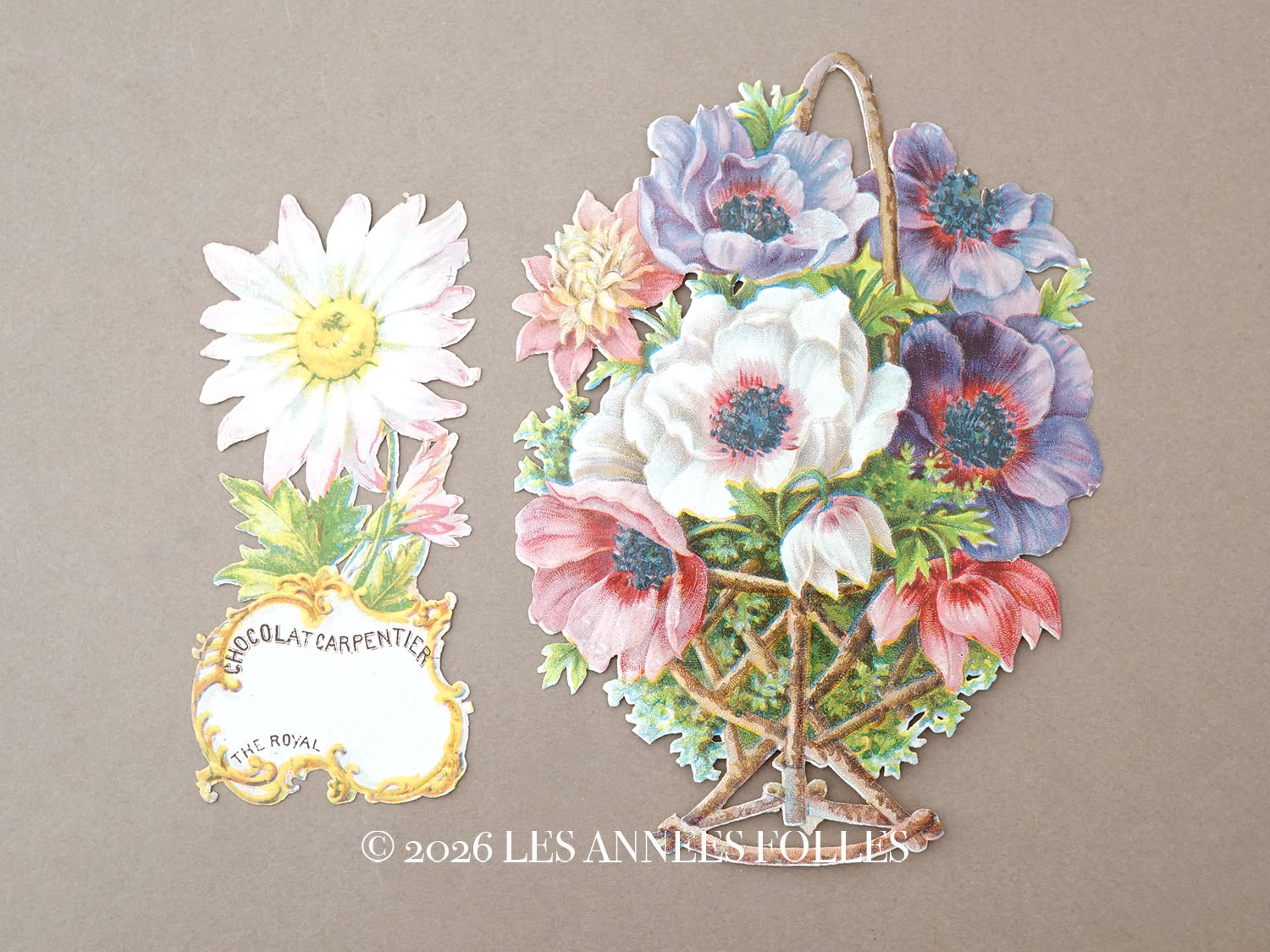 画像1: ＊蚤の市セット＊ ダイカットクロモ 2点セット (1)