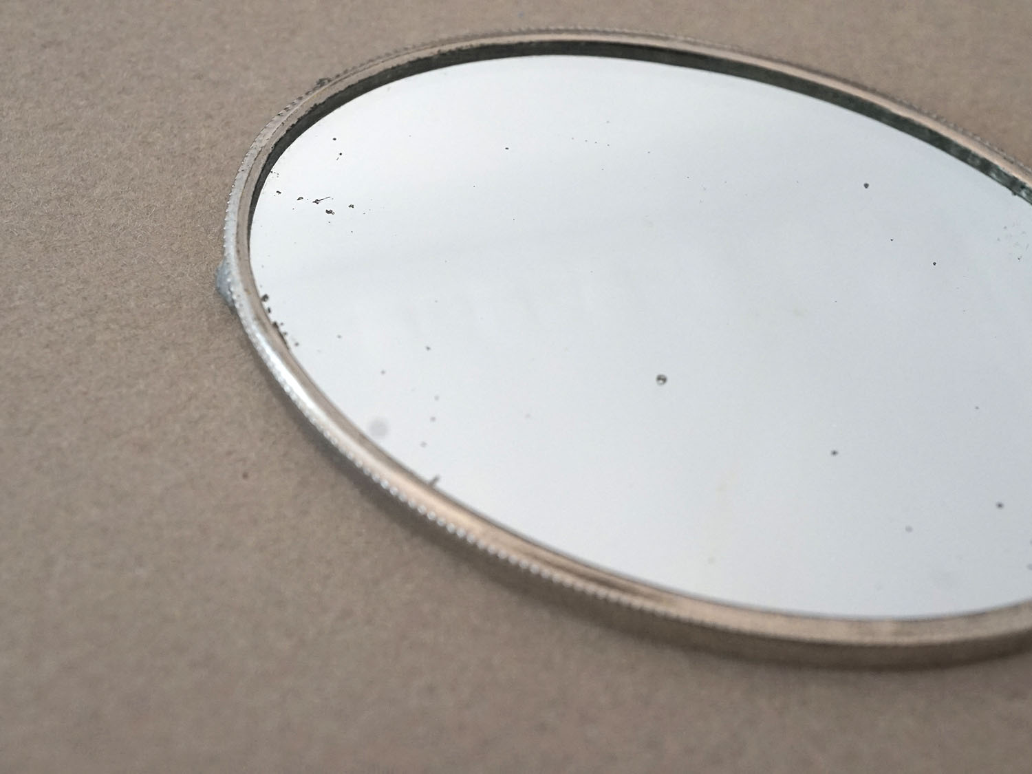 画像3: アンティーク 洋装店の手鏡 ハンドミラー MAISON MODELE PARIS (3)