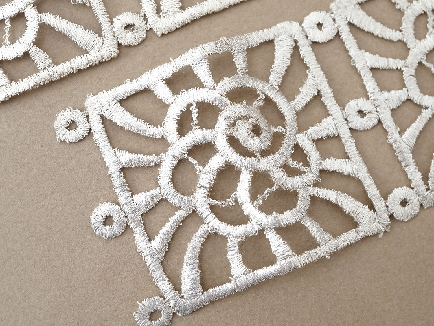 画像3: ＊蚤の市セット＊アンティーク メタルレースのセット (3)