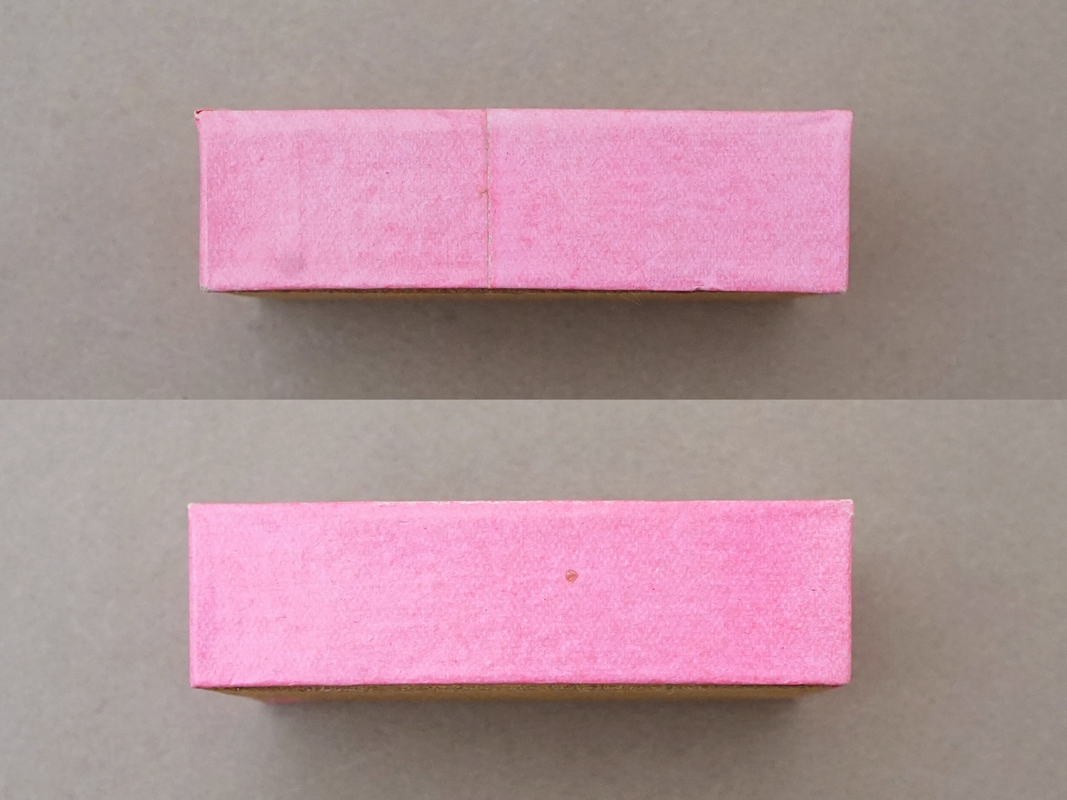 画像3: ＊蚤の市＊アンティーク ガラスの蓋の紙箱 ピンク (3)