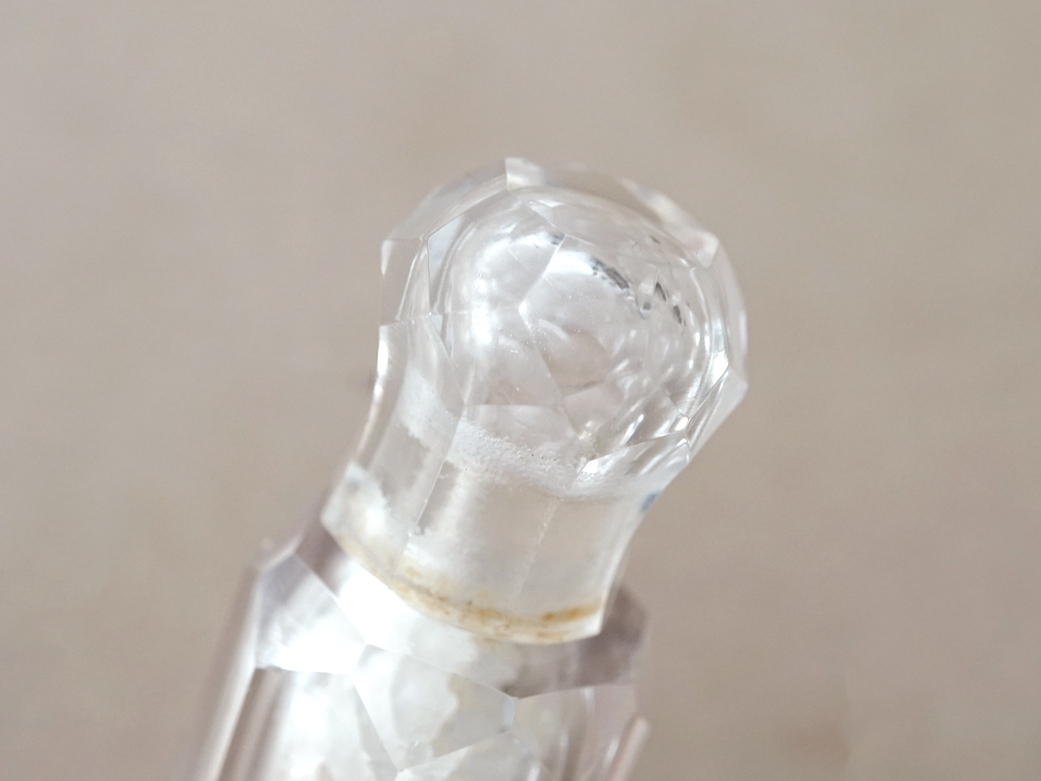 画像3: アンティーク クリスタル製 気付け薬の小瓶  (3)